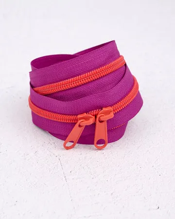 Renaissance Ribbon Grape Slushy Taschenreißverschluss #5 Doppelgleiter
