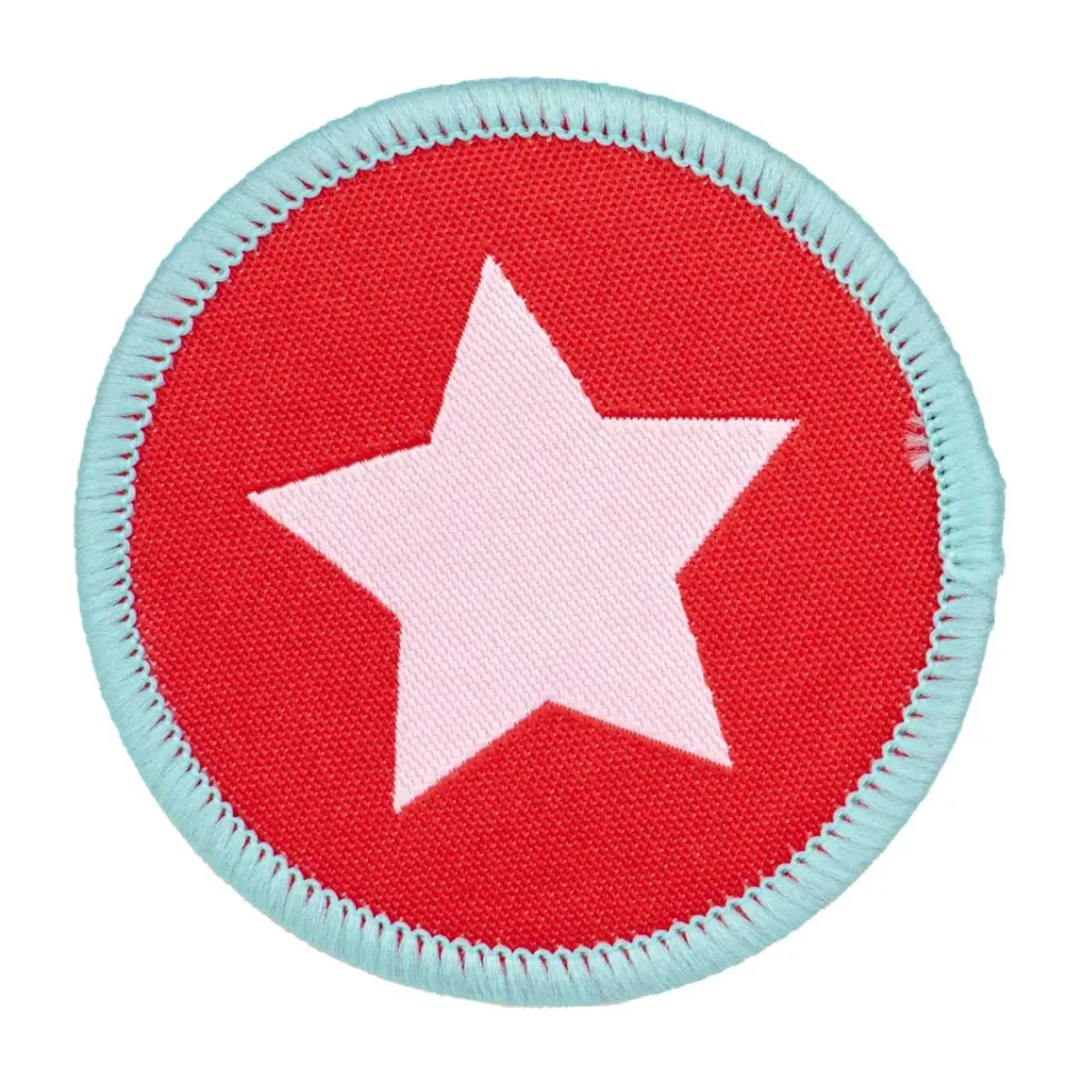 Renaissance Ribbon 3, 2, 1... Blastoff Star Badge Bügelpatch 51 x 51 mm