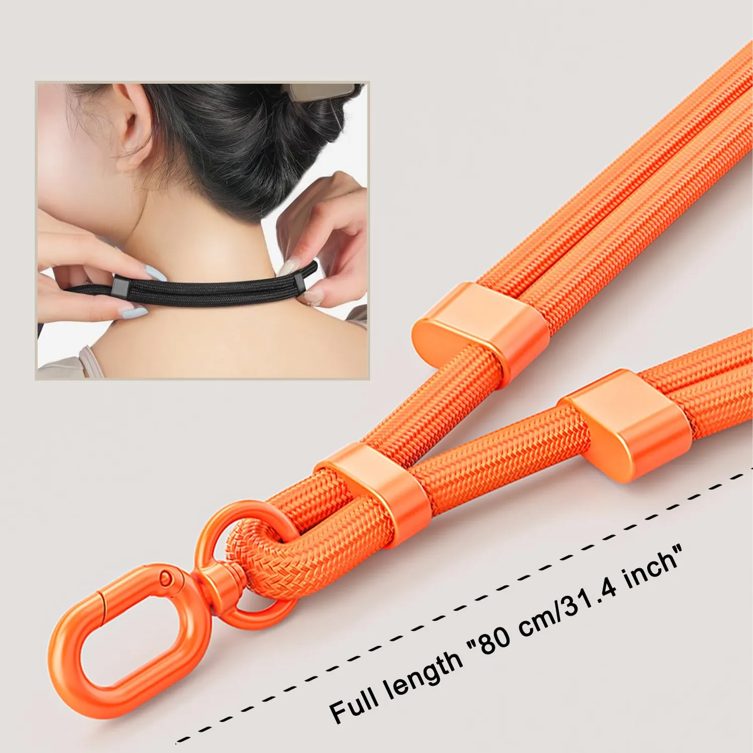 MORSUNBELA Handykette Handyband verstellbar