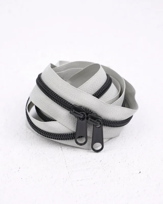 Renaissance Ribbon Smoke Handtaschenreißverschluss Rauch #5