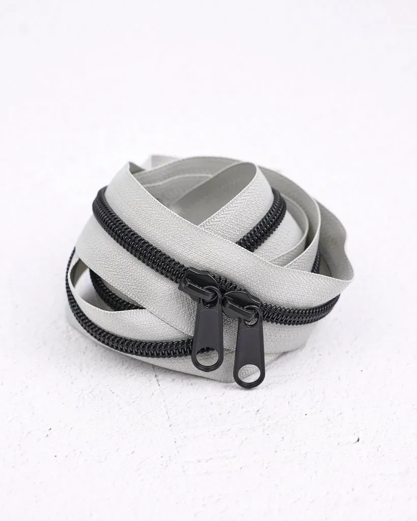 Renaissance Ribbon Smoke Handtaschenreißverschluss Rauch #5