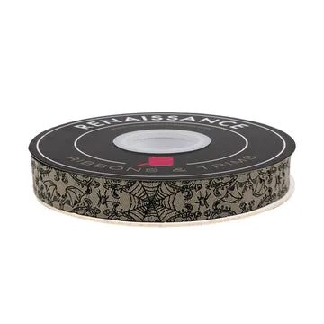 Renaissance Ribbon Home Sweet Haunt Iron Web Schmuckband 16mm 1 Yard