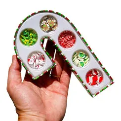 Buttons Galore Candy Cane Gift Box Sprinkletz Weihnachtsdeko