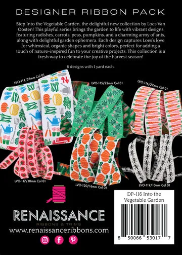 Renaissance Ribbon In the Vegetable Garden Designer Pack Webband Set