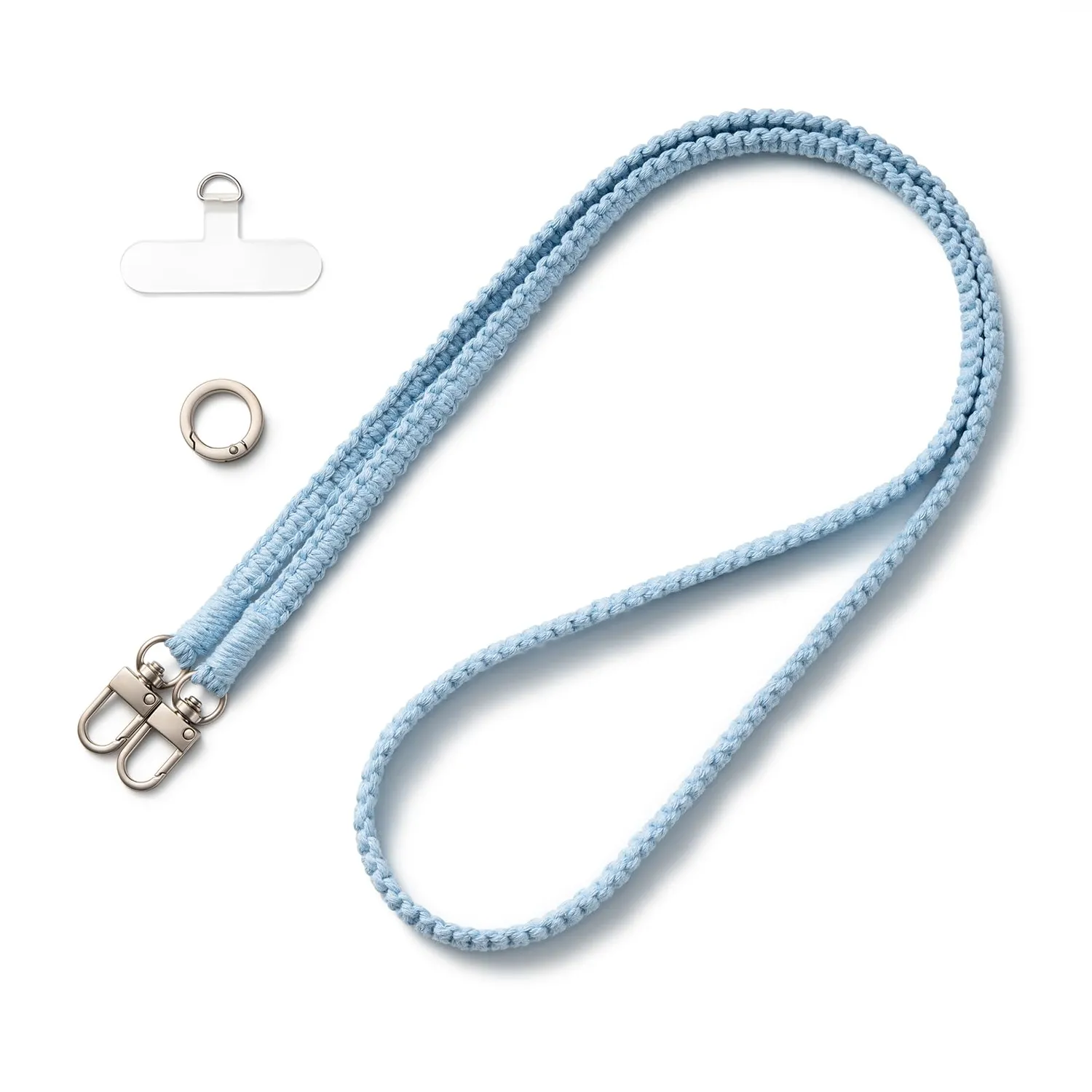 MORSUNBELA Handykette Baumwolle Handyband zum Umhängen