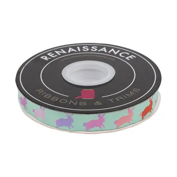 Renaissance Ribbon Full Moon Forest II Hop To It Webband 16mm Hase
