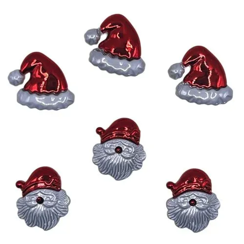 Buttons Galore St. Nicholas Nähknöpfe 6er Weihnachten