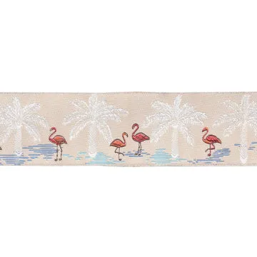 Renaissance Ribbon Gulf Breeze Flamingo Paradise Band 1 1/2 Zoll Flamingos