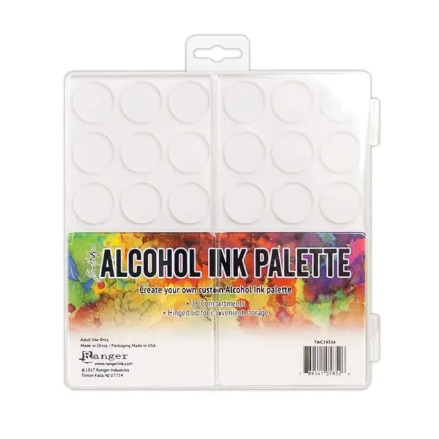 Idea-ology Tim Holtz Alcohol Ink Palette Tintenpalette 36 Fächer