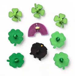 Buttons Galore Pot O Gold Knöpfe 9 Stück waschbar