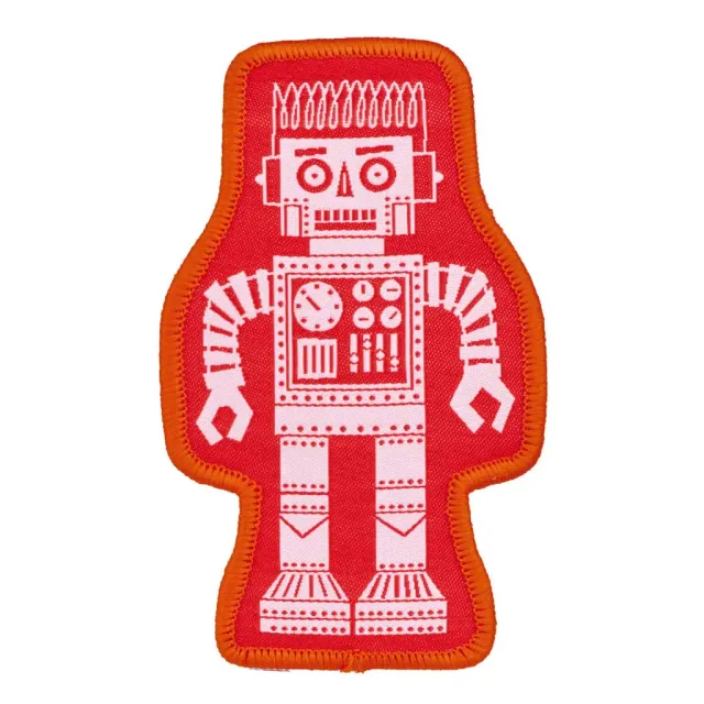Renaissance Ribbon 3, 2, 1 Blastoff Big Robot Bügelpatch 65x104mm