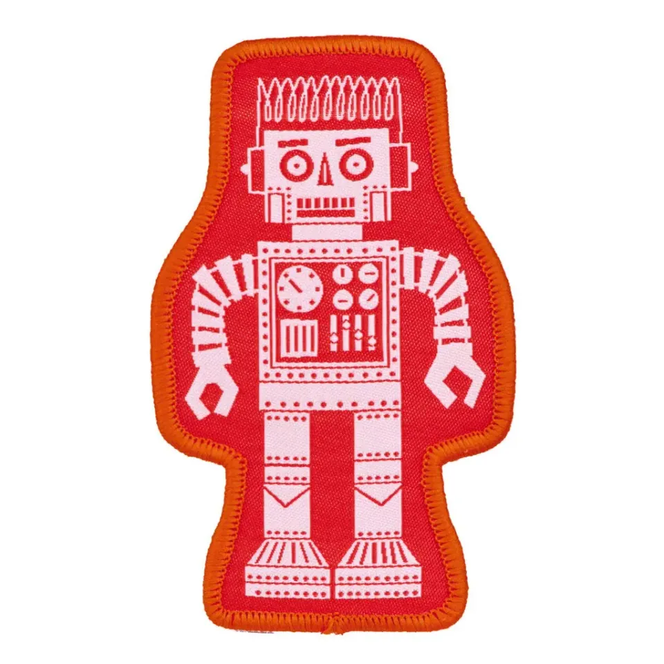 Renaissance Ribbon 3, 2, 1 Blastoff Big Robot Bügelpatch 65x104mm
