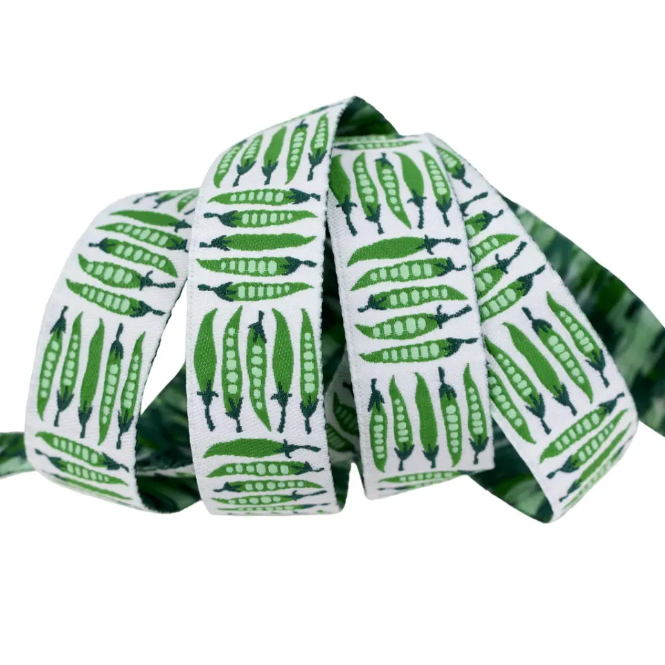 Renaissance Ribbon Vegetable Garden Green Beans Schmuckband 1 Yard