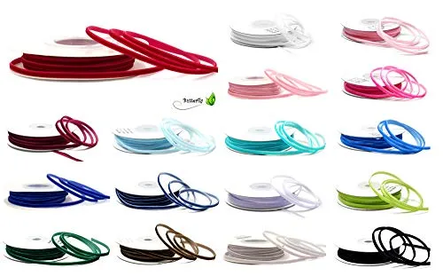 Creativery Samtband 3mm x 10m blickdicht