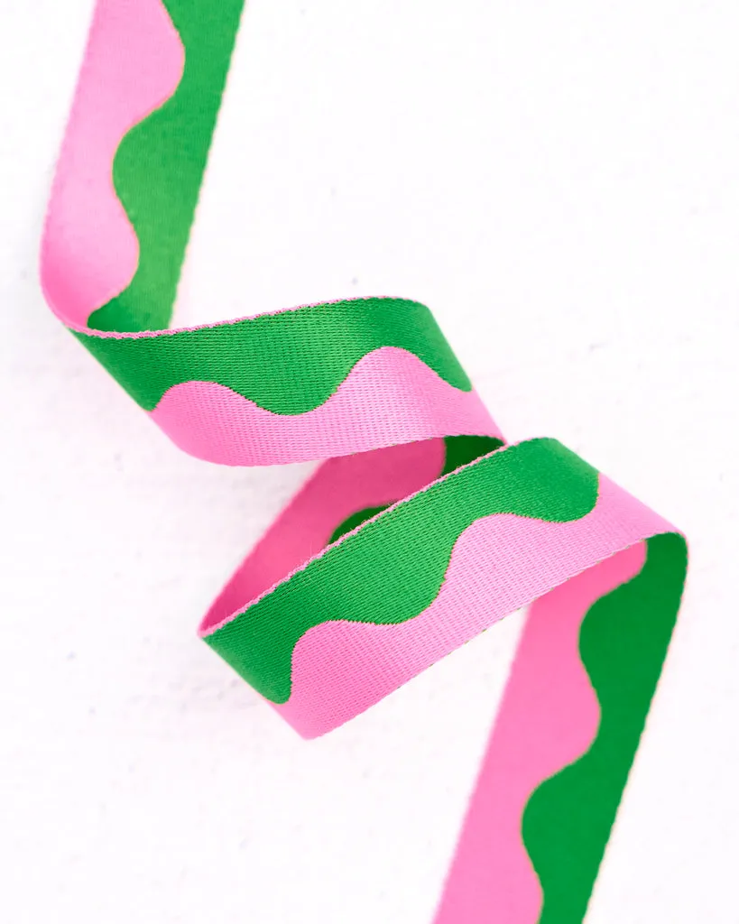 Renaissance Ribbon Wavy Webbing Gurtband Nylon
