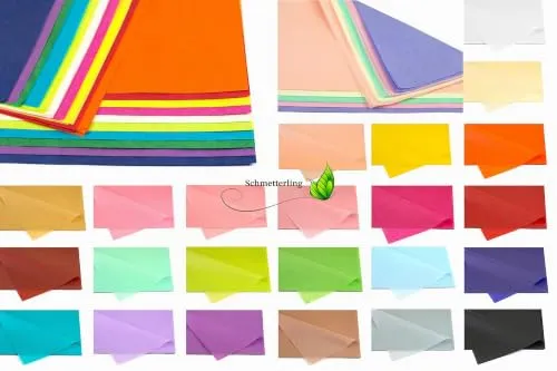 Creativery Seidenpapier Tissue Papier 50x75cm 10 Bögen