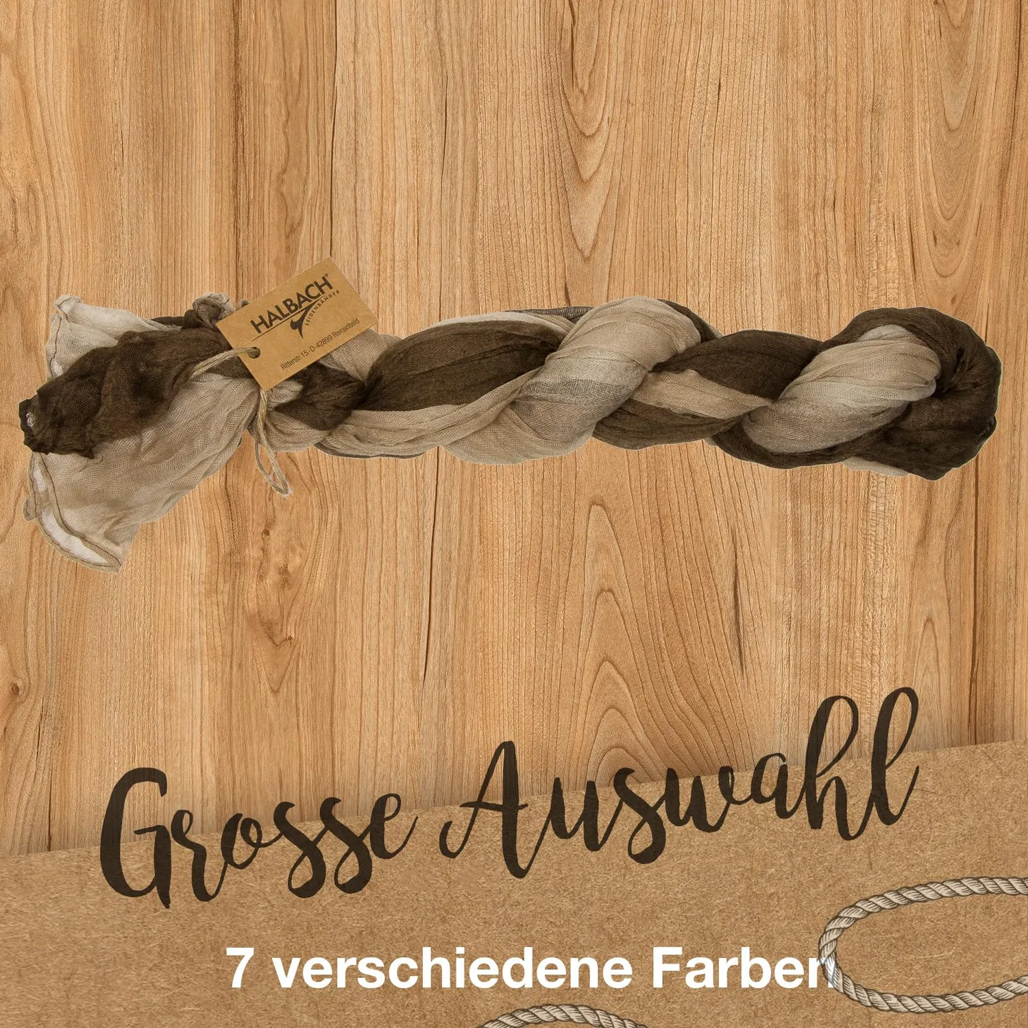 Halbach Multicolor Tischläufer 70x300 cm waschbar