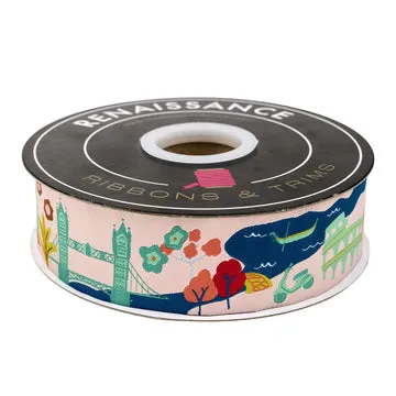 Renaissance Ribbon The Genesis of a Journey It Takes a Village Band 1 Yard