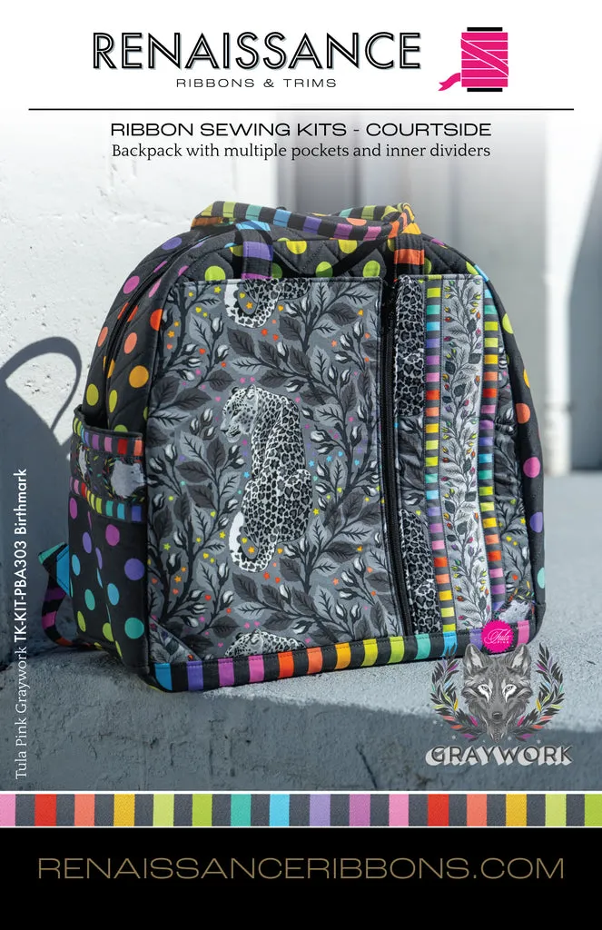 Renaissance Ribbon Courtside Sewing Kit Nähtaschen-Set