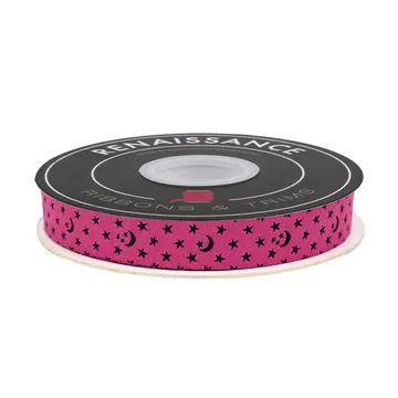 Renaissance Ribbon Ooh Lucky Lucky Moon Stars Schmuckband 16mm 1 Yard