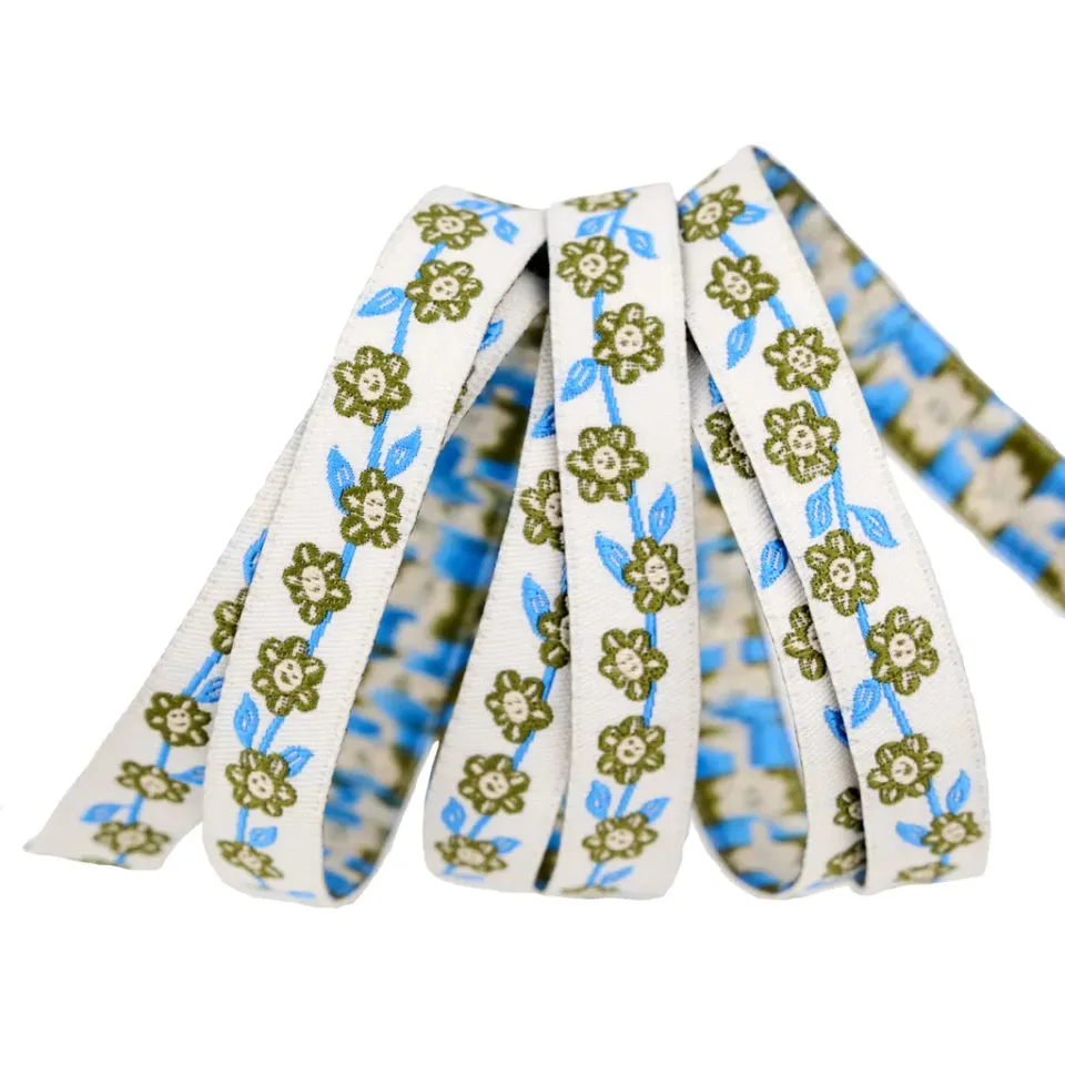Renaissance Ribbon Hello Alice Chatty Garden Schmuckband 13mm 1 Yard Blumen