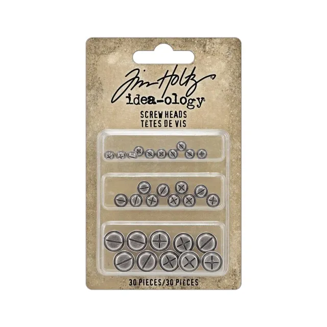 Idea-ology Tim Holtz Screw Heads Deko-Schrauben
