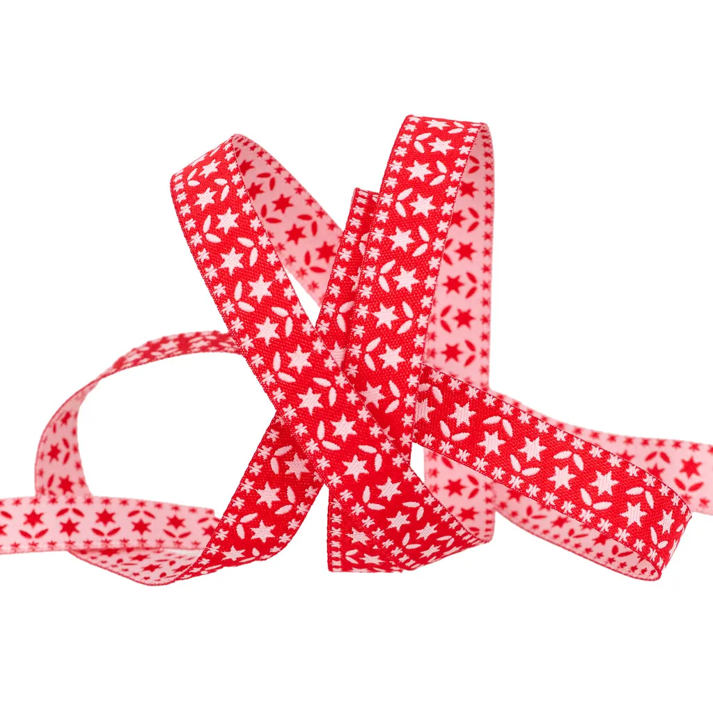 Renaissance Ribbon Buon Natale Twinkle Stars Band 13mm 1 Yard