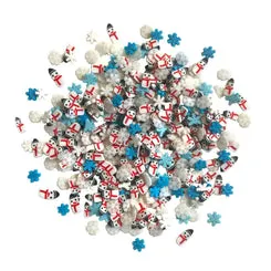 Buttons Galore Winter Bundle 1 Bastelset Schnee