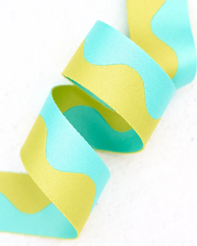 Renaissance Ribbon Wavy Webbing Gurtband Nylon