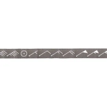 High Flight Wind Indicators Webband 1/2 Zoll Dunkelgrau 1 Yard