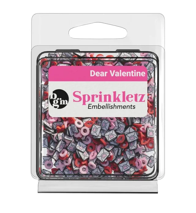 Buttons Galore Sprinkletz Dear Valentine Streuteile 12 g