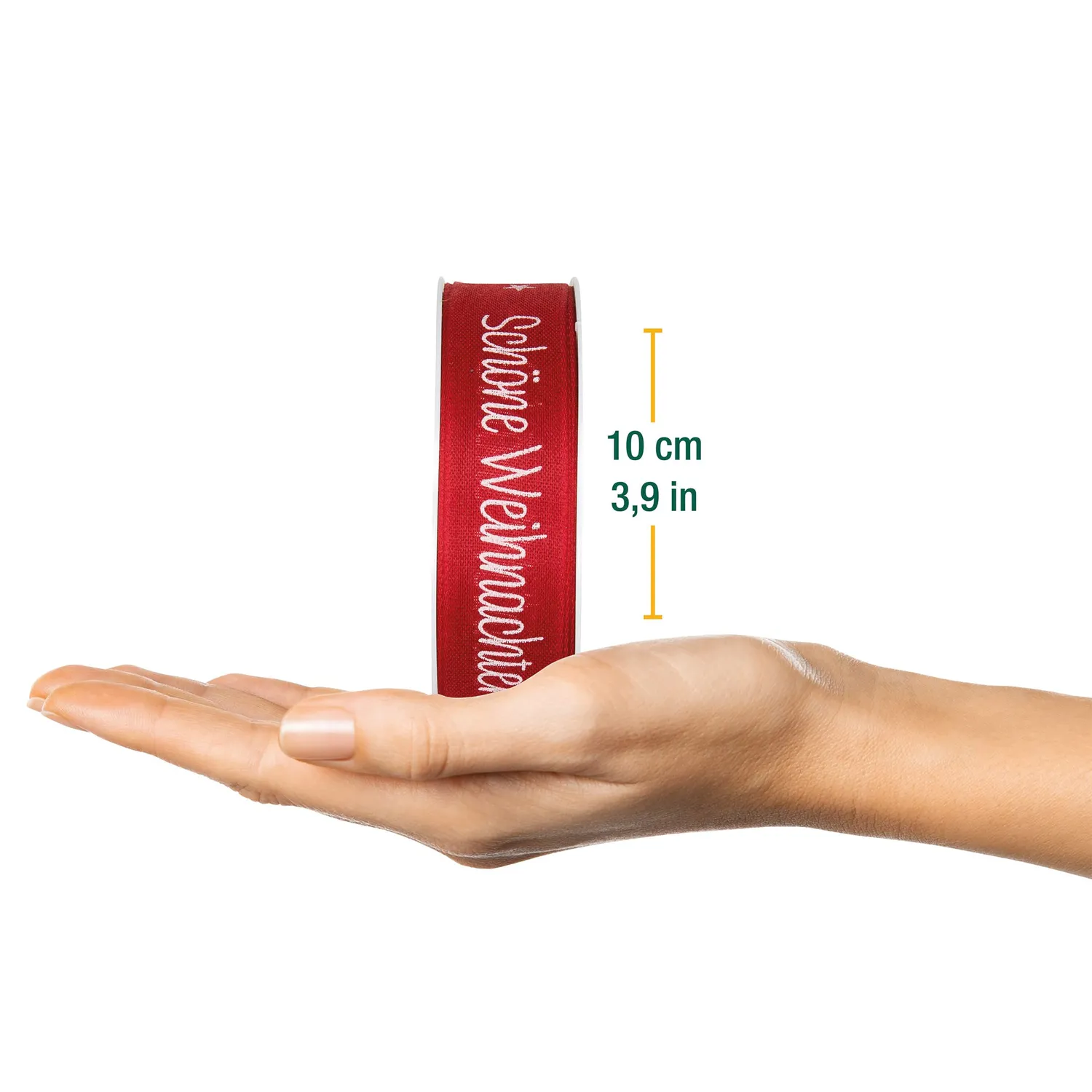 Halbach Weihnachtsband Schöne Weihnachten 25 mm x 18 m Geschenkband