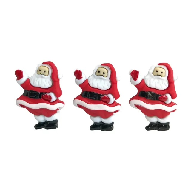 Buttons Galore Jolly Saint Nick Knöpfe 3er Weihnachten