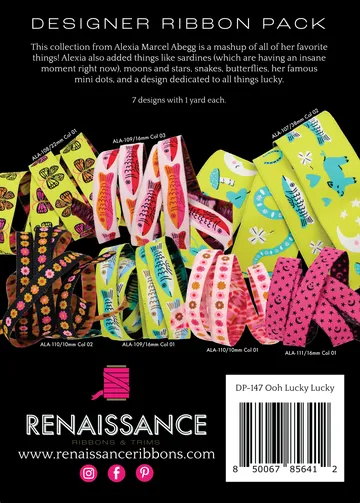 Renaissance Ribbon Ooh Lucky Lucky Schmuckband Set 7 Bänder je 1 Yard