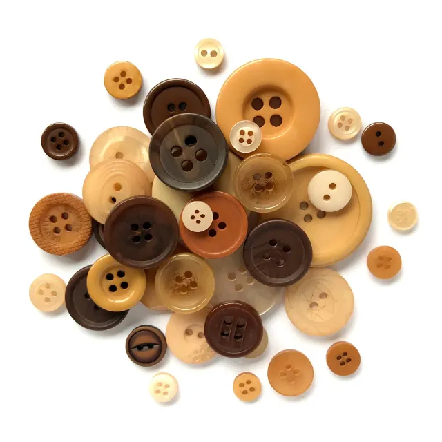 Buttons Galore Pet Store Nähknöpfe neutral ca. 150 Stk