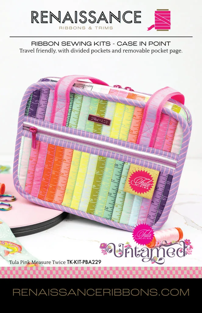 Renaissance Ribbon Sewing Kit Case in Point Nähset