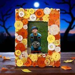 Buttons Galore Halloween Nähknöpfe 6 oz orange sortiert