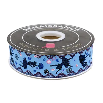 Renaissance Ribbon Hello Alice Rabbit Hole Webband 38 mm 1 Yard