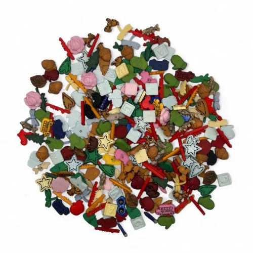 Buttons Galore 500 Mini Flat Backs Bastelknöpfe Mini Mix