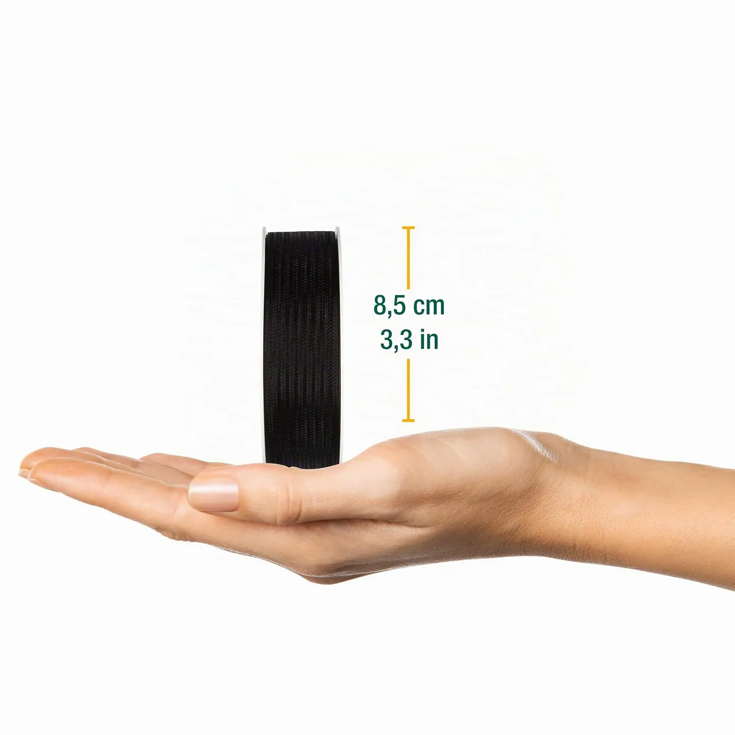 Halbach Trauerflor gestreift Bandrolle