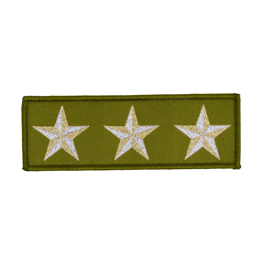 Renaissance Ribbon High Flight 3 Star Bügelpatch 38x113mm