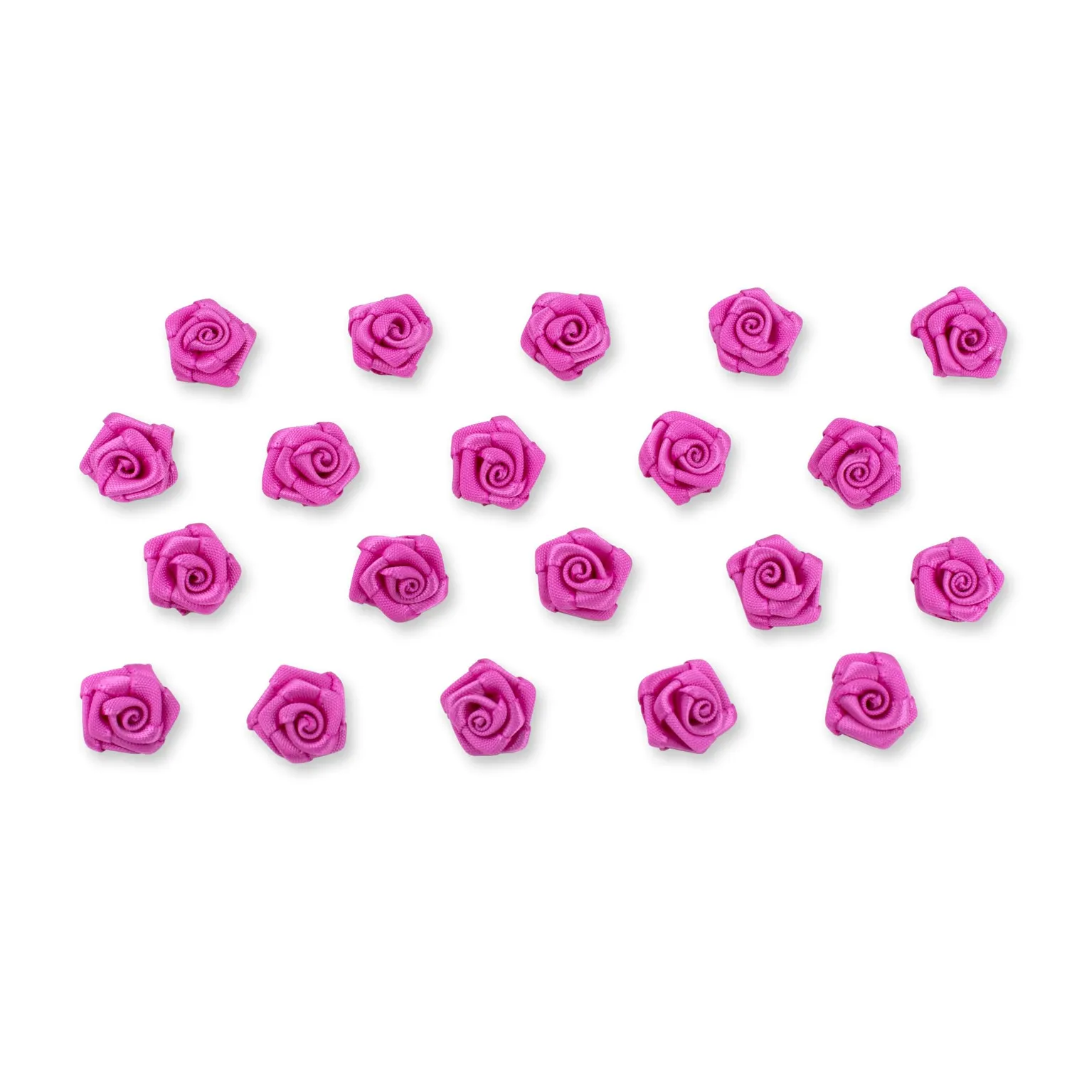 Creativery Satinrosen Stoffrosen farbecht waschbar