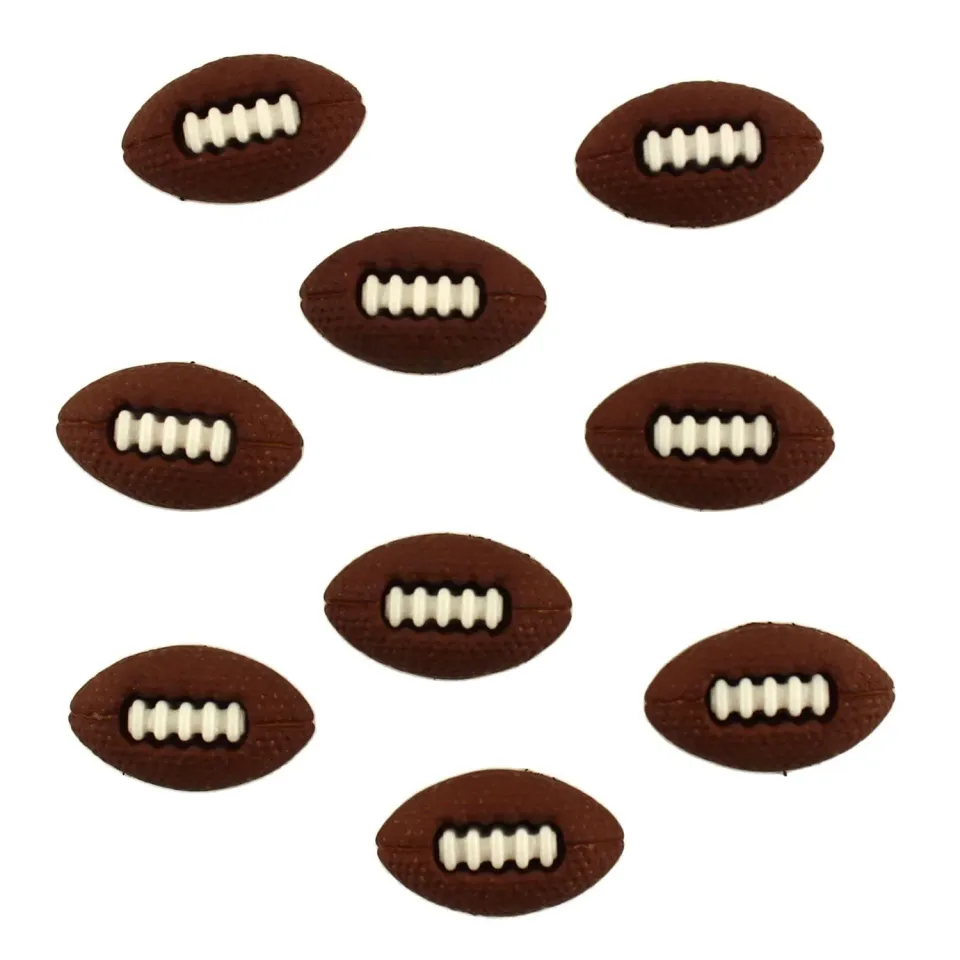 Buttons Galore Sports Footballs Knöpfe Öse Footbälle