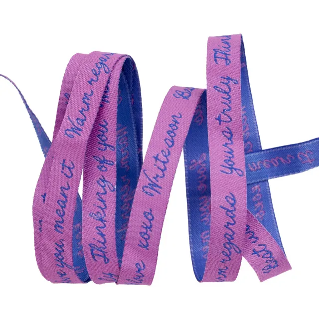 Renaissance Ribbon Salutations Yours Truly Webband 1 Yard
