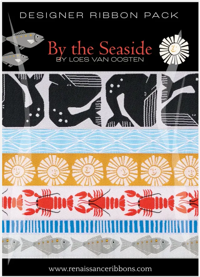 Renaissance Ribbon By the Seaside Designer-Pack Webband 6 Rollen