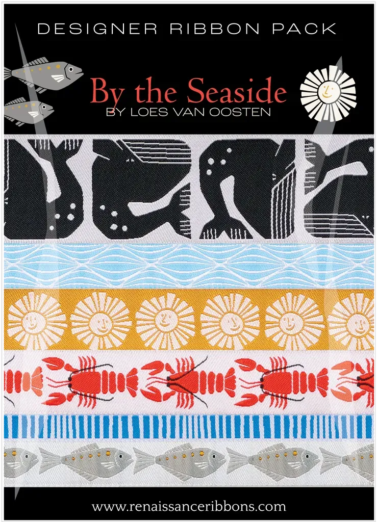 Renaissance Ribbon By the Seaside Designer-Pack Webband 6 Rollen