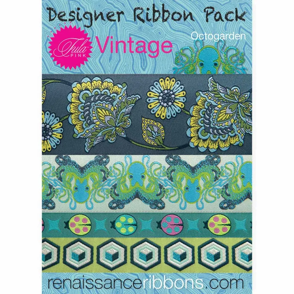 Renaissance Ribbon Octogarden Designer Pack Webband 4 Yards Jacquard