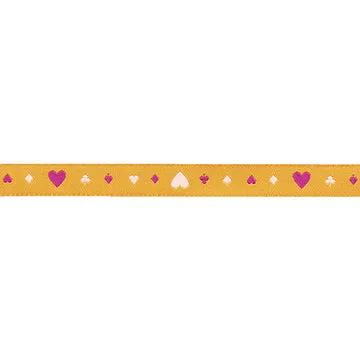 Renaissance Ribbon Hello Alice Suits Webband Gold 13mm 1 Yard