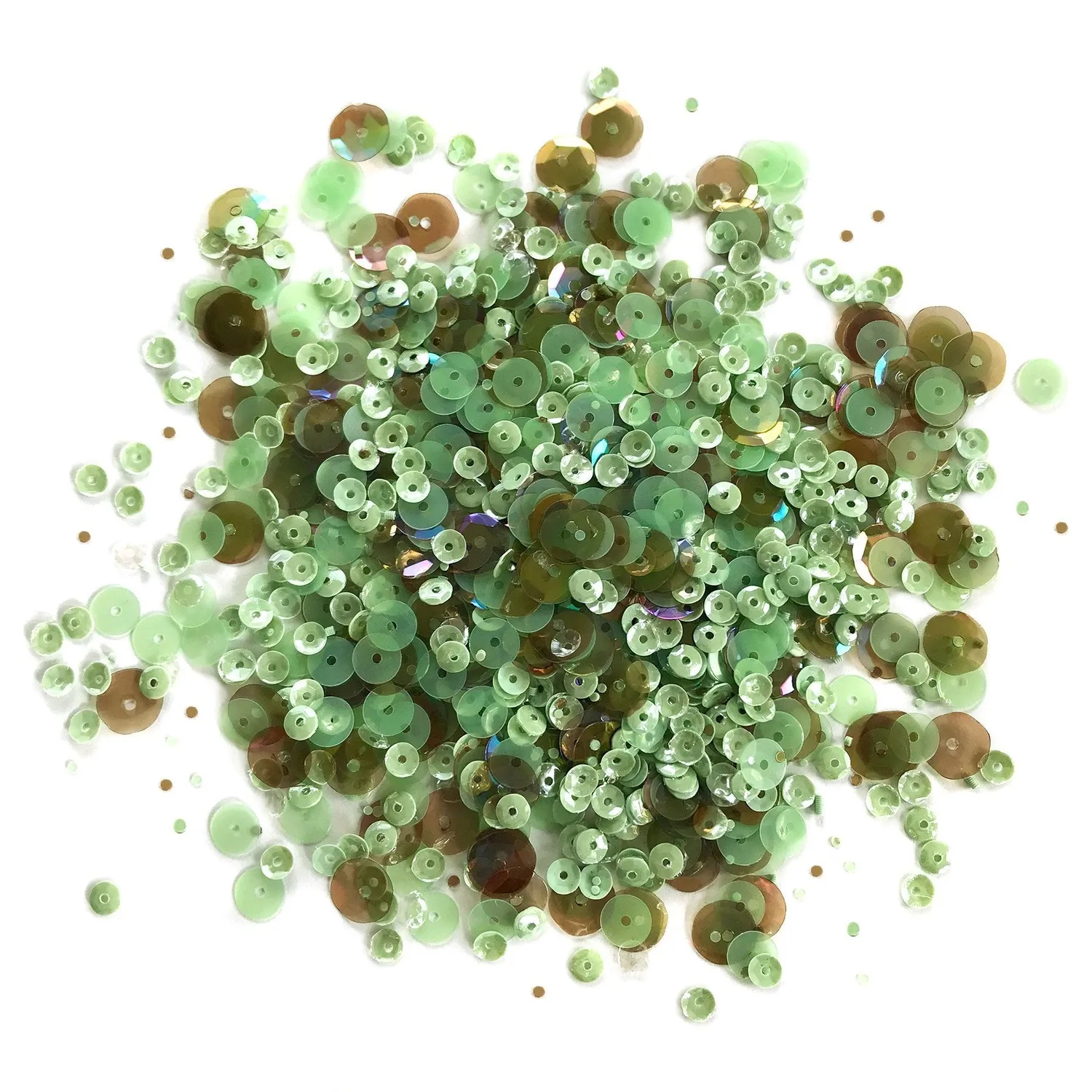 Buttons Galore Chocolate Mint Pailletten 30g Dose