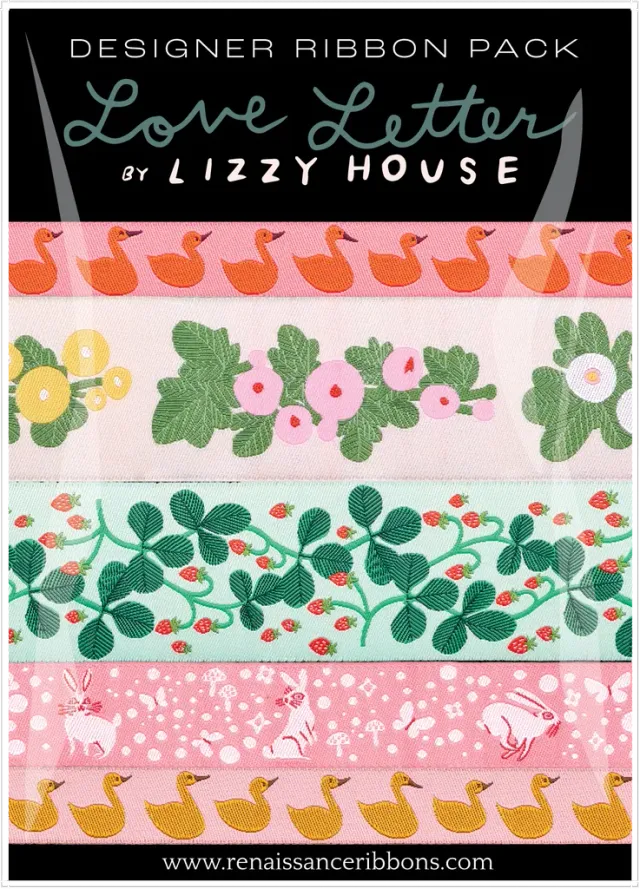 Renaissance Ribbon Love Letter Designer Pack Webband 5x1 Yard